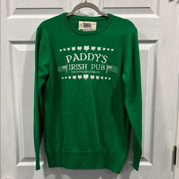 Official It’s Always Sunny in Philadelphia Paddy’s Irish Pub Sweater Men’s Med